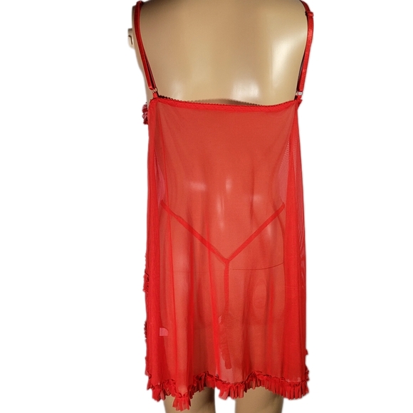 Babydoll lingerie sexy women size M Color Red, Buy 2, get the third one free - Picture 4 of 5